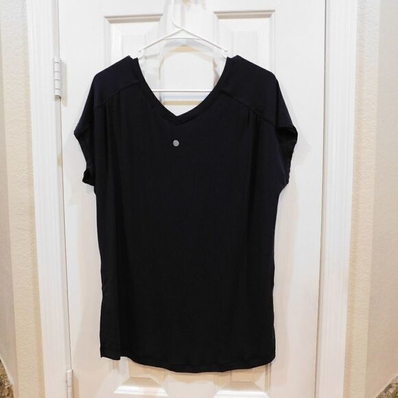 Zella Double V Neck Workout Top (C2) - Picture 2 of 4